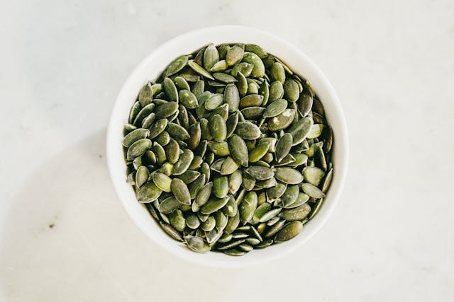 Pumpkin seeds photo